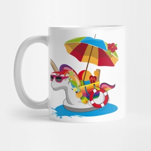 Unicorn Pool Party Mug